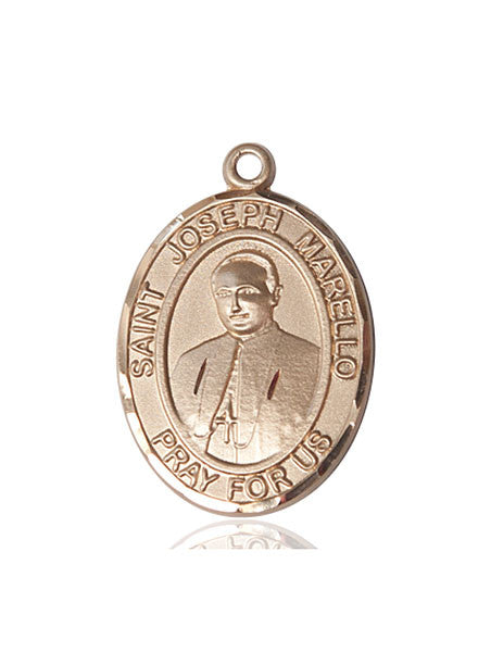 Medalla de San José Marello de oro de 14 kt