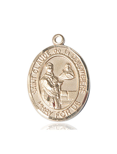 14kt Gold St. Claude de la Colombiere Medal