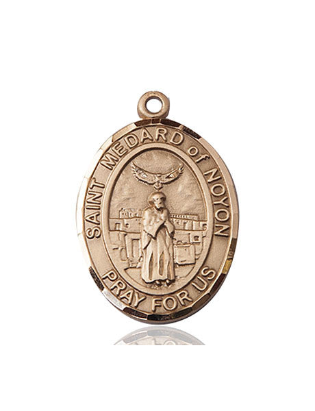 14kt Gold St. Medard of Noyon Medal
