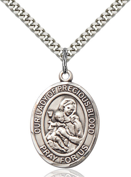 Sterling Silver O/L of the Precious Blood Pendant