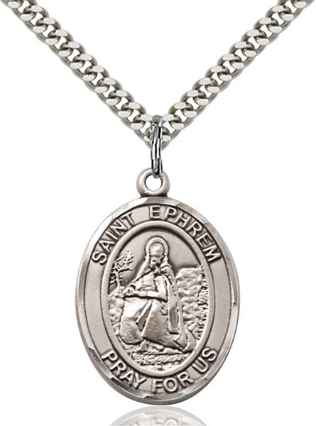 Sterling Silver St. Ephrem Pendant