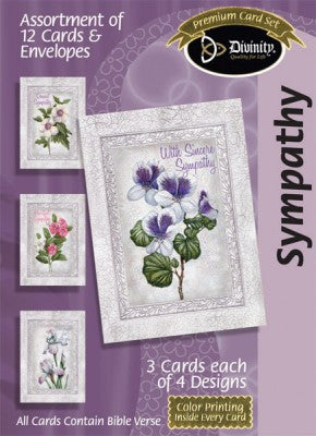 Boxed Card Sym Flowers