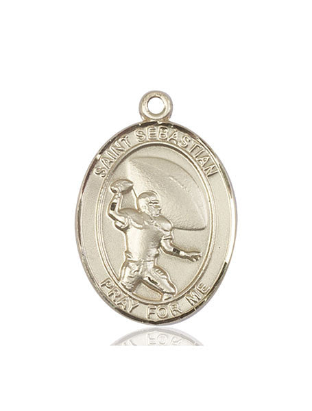 Medalla San Sebastián / Fútbol Oro 14kt