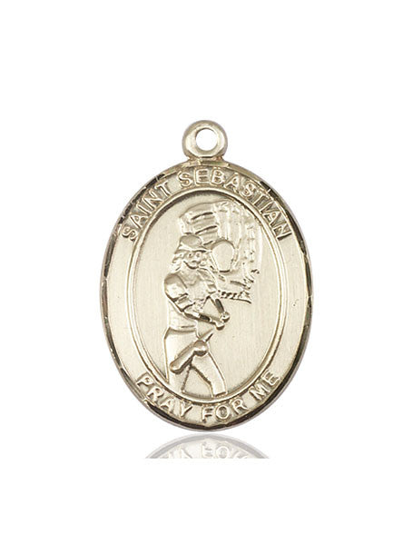 14kt Gold St. Sebastian / Softball Medal