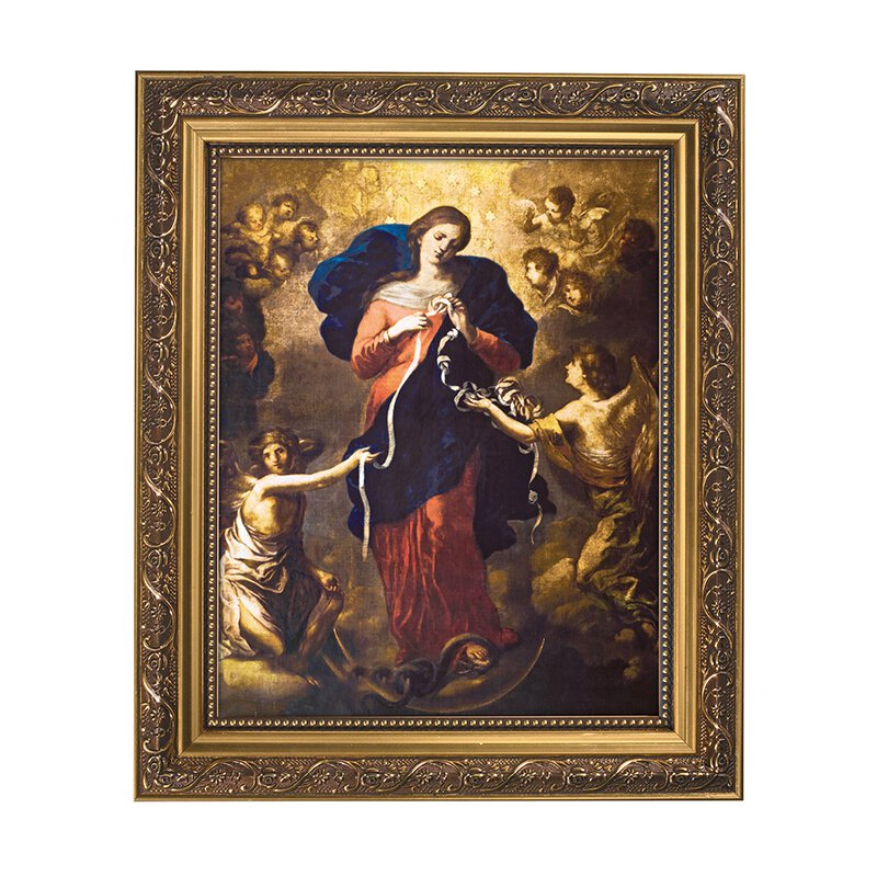 Mary, Untier of Knots Framed Print