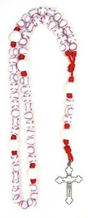 Baseball Sports Bead Rosary
