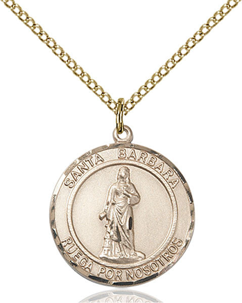 Gold Filled Santa Barbara Pendant