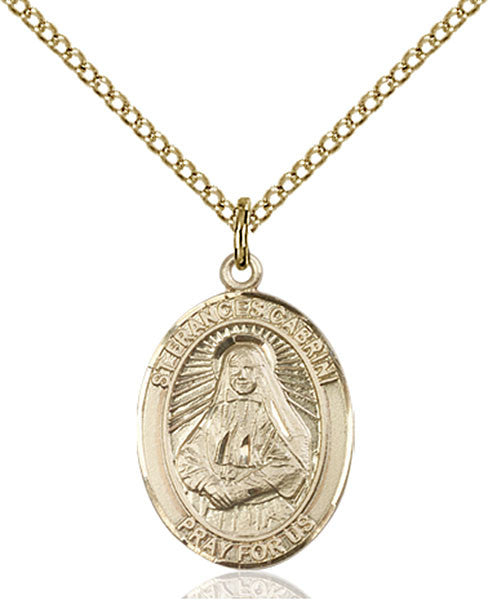 Gold Filled St. Frances Cabrini Pendant