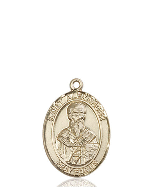 Medalla de San Alejandro Sauli en oro de 14kt