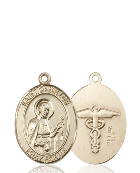 14kt Gold St. Camillus of Lellis / Nurse Medal
