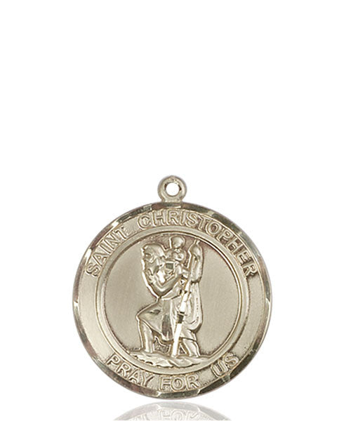 14kt Gold St. Christopher Medal