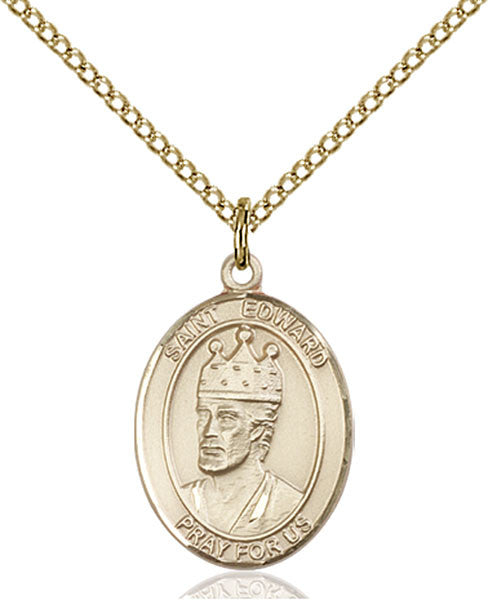 Gold Filled St. Edward the Confessor Pendant