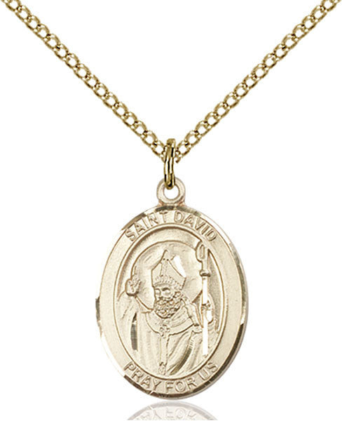 Gold Filled St. David of Wales Pendant