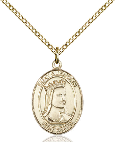 Gold Filled St. Elizabeth of Hungary Pendant