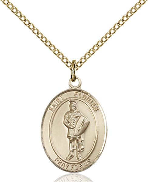 Gold Filled St. Florian Pendant