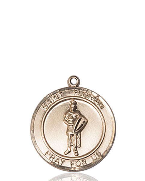 14kt Gold St. Florian Medal