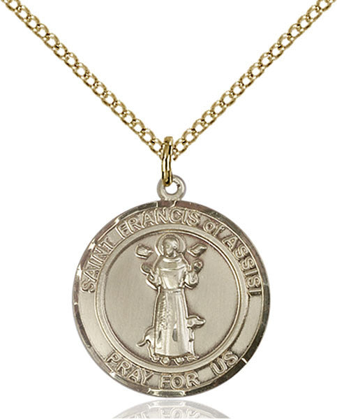 Gold Filled St. Francis of Assisi Pendant