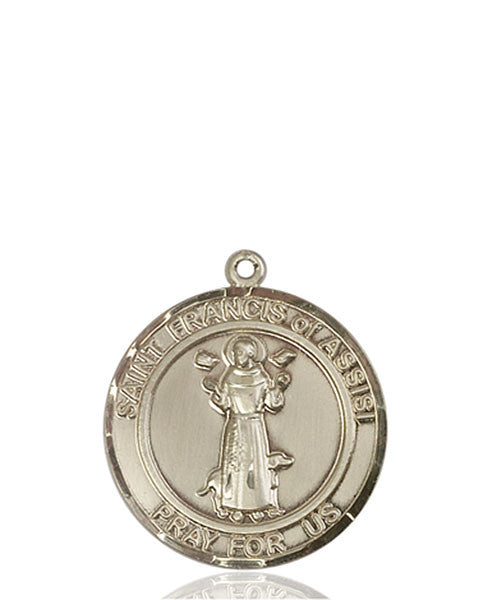 14kt Gold St. Francis of Assisi Medal