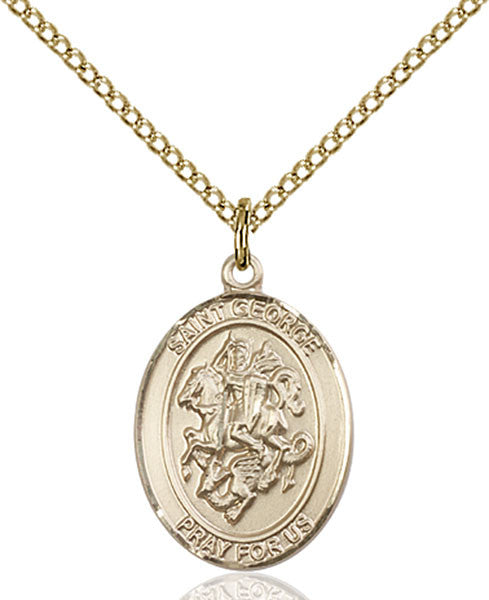 Gold Filled St. George/Paratrooper Pendant