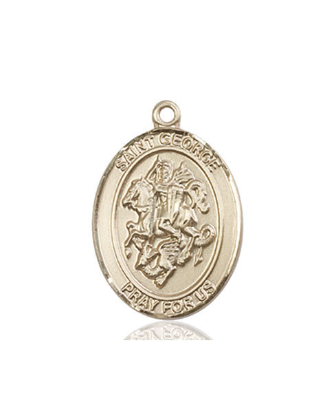 Medalla de paracaidista/San Jorge de oro de 14 kt