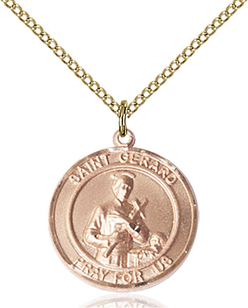 Colgante de San Gerardo lleno de oro