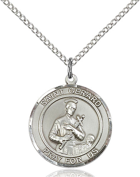Colgante San Gerardo en Plata de Ley