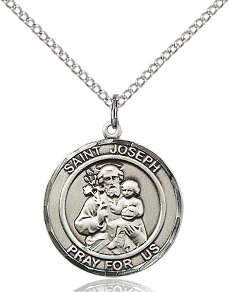 Colgante San José en Plata de Ley