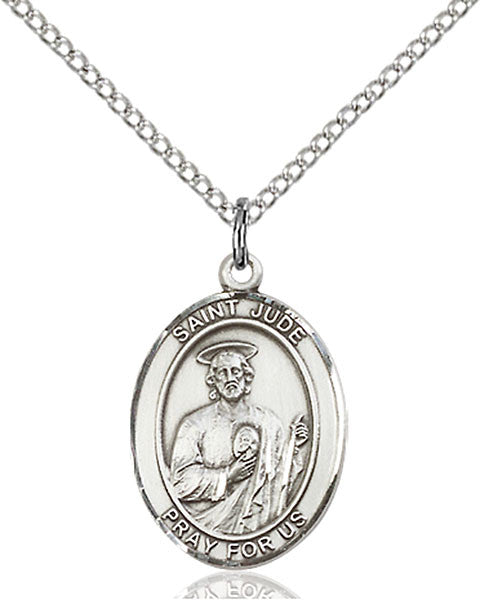 Sterling Silver St. Jude Thaddeus Pendant