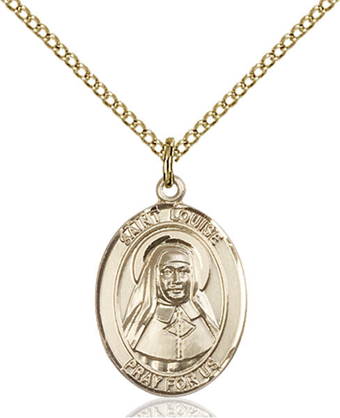 Gold Filled St. Louise De Marillac Pendant