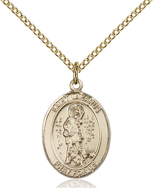 Gold Filled St. Lazarus Pendant