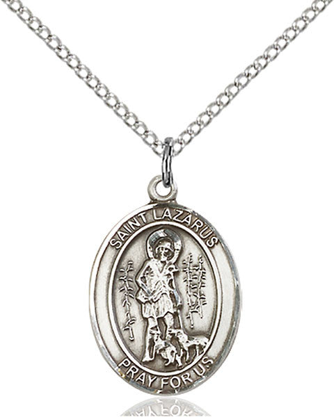 Sterling Silver St. Lazarus Pendant