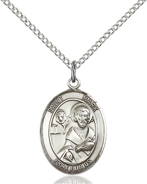 Sterling Silver St. Mark the Evangelist Pendant