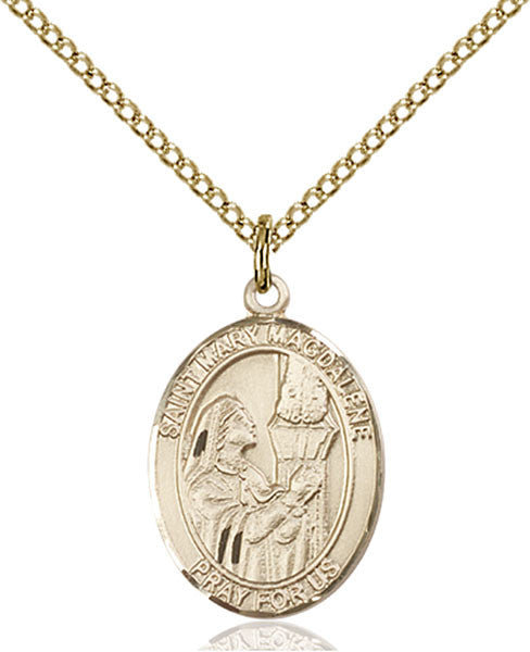 Gold Filled St. Mary Magdalene Pendant