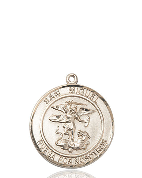 Medalla San Miguel Arcángel Oro 14kt