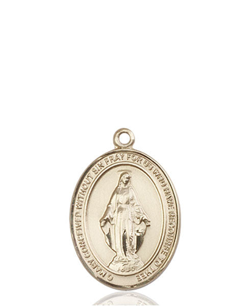 14kt Gold Miraculous Medal