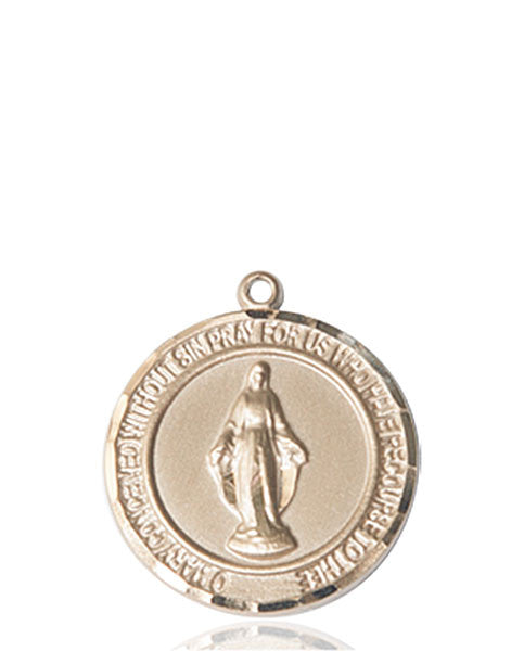 14kt Gold Miraculous Medal