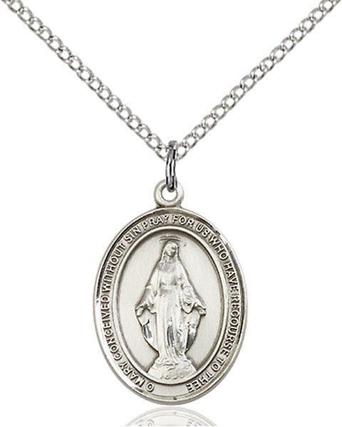 Sterling Silver Miraculous Pendant