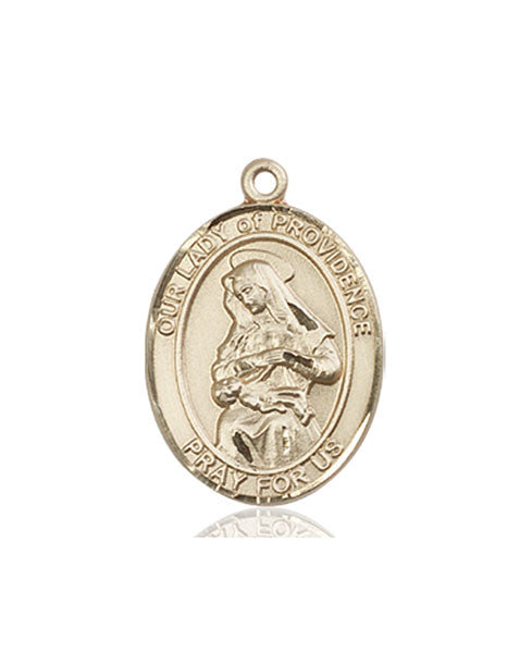Medalla O/L de la Providencia en oro de 14kt