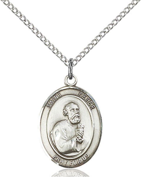 Sterling Silver St. Peter the Apostle Pendant