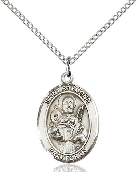 Colgante St. Raymond Nonnatus de plata esterlina