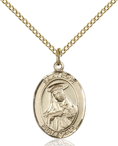 Gold Filled St. Rose of Lima Pendant