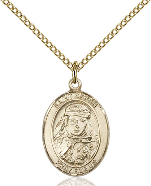 Colgante de Santa Sara bañado en oro