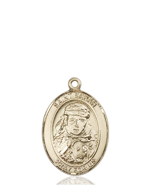 Medalla de Santa Sara en oro de 14kt
