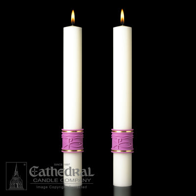Complementing Altar Candles Jubilation