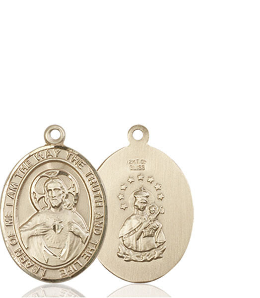 14kt Gold Scapular Medal