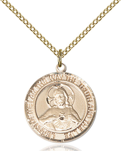 Gold Filled Scapular Pendant