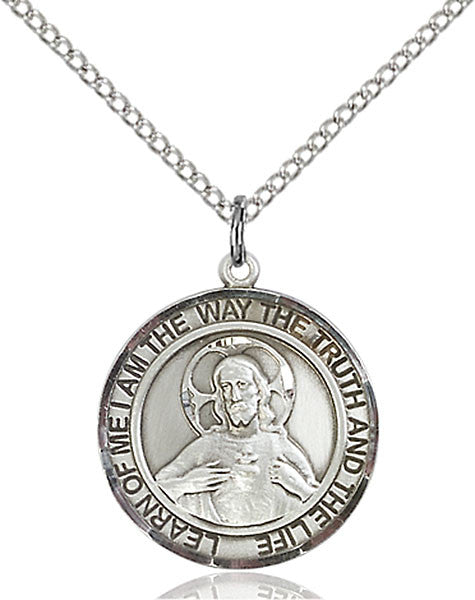 Sterling Silver Scapular Pendant
