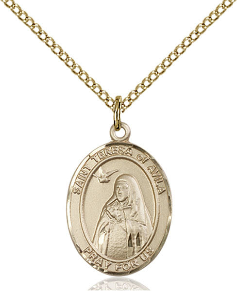 Gold Filled St. Teresa of Avila Pendant