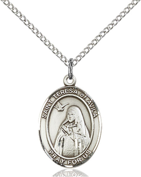 Sterling Silver St. Teresa of Avila Pendant