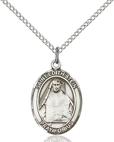 Colgante de plata de ley de St. Edith Stein